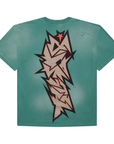 Hellstar Crack Logo Tee Green