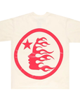 Hellstar Gel Sport Logo Tee Cream Red