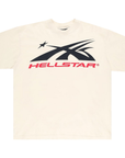 Hellstar Gel Sport Logo Tee Cream Red