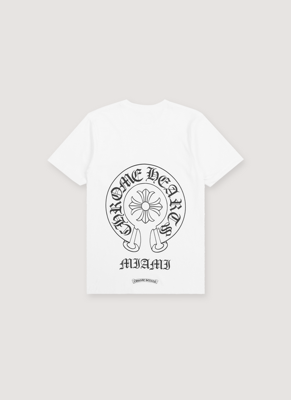 Chrome Hearts Miami Horseshoe Tee White alternate view - Shop at Pieces Los Angeles