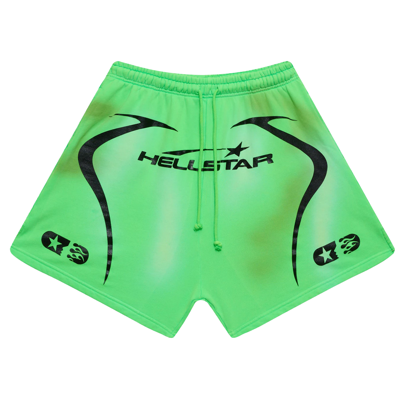 Hellstar Warm Up Shorts Neon