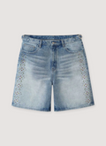 HMDD H Star Crystal Jorts Indigo HMDD H Star Crystal Jorts Indigo - Image 1 | Authenticated at Pieces Los Angeles