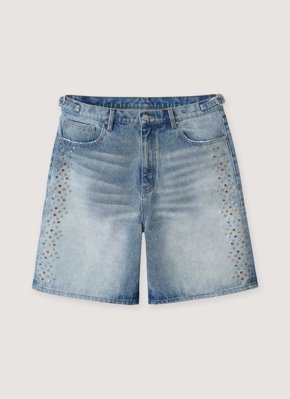 HMDD H Star Crystal Jorts Indigo HMDD H Star Crystal Jorts Indigo - Image 1 | Authenticated at Pieces Los Angeles