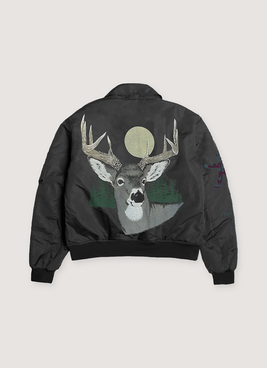 Basketcase Gallery Hunting Military Jacket Black