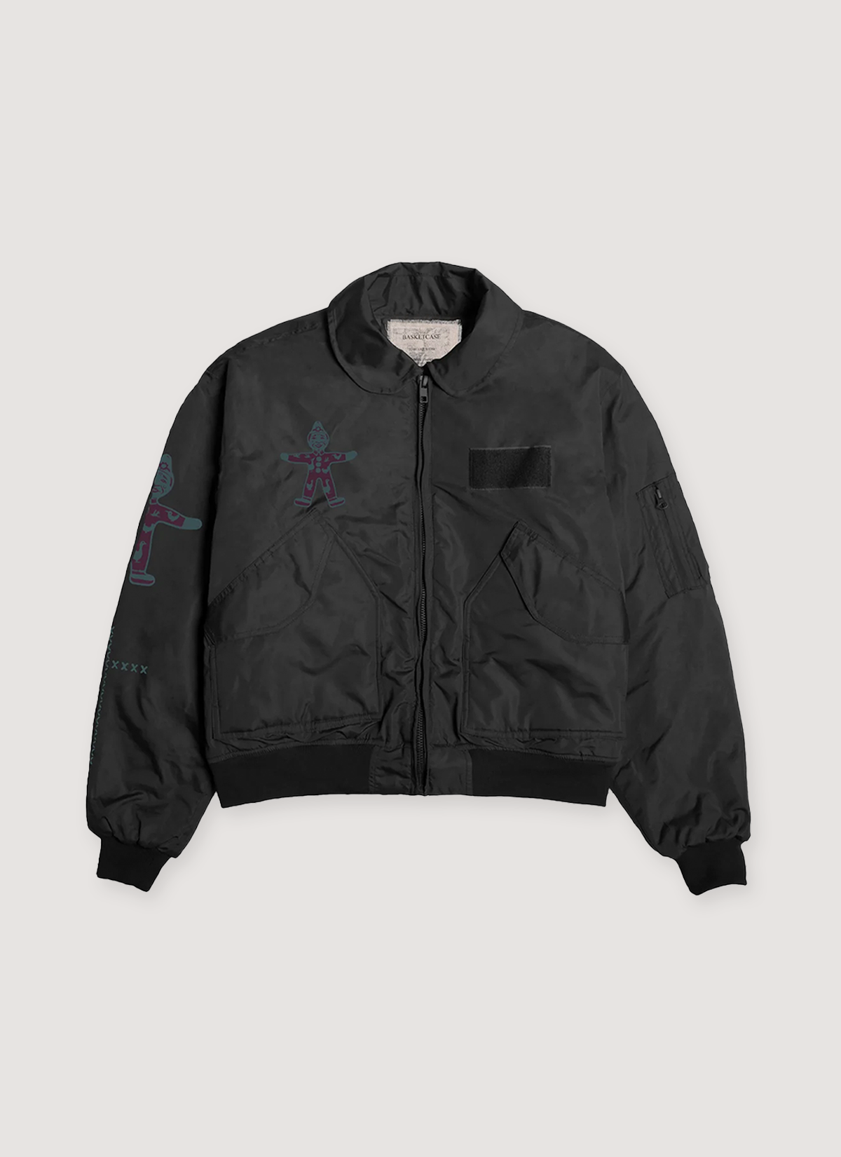 Basketcase Gallery Hunting Military Jacket Black