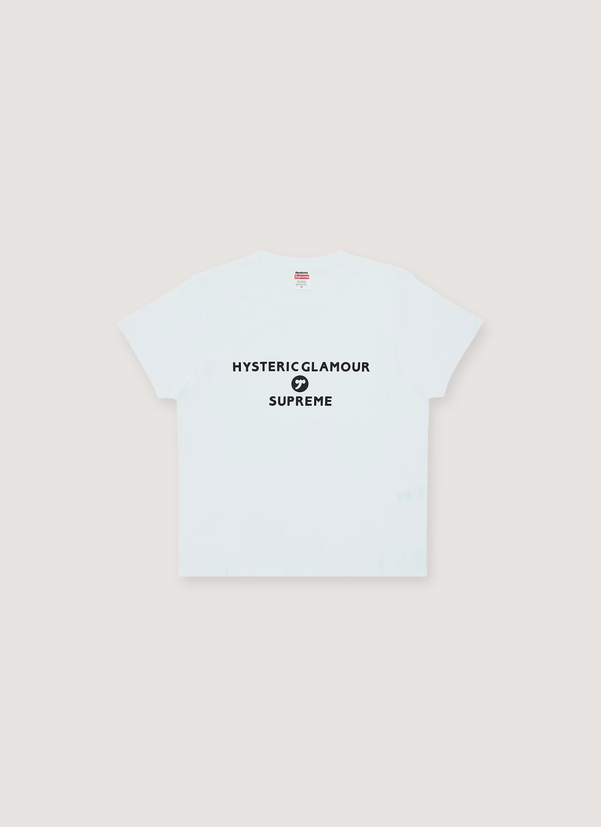 Supreme Hysteric Glamour Baby Tee White (Womens) Supreme Hysteric Glamour Baby Tee White (Womens) - Image 1 | Authenticated at Pieces Los Angeles