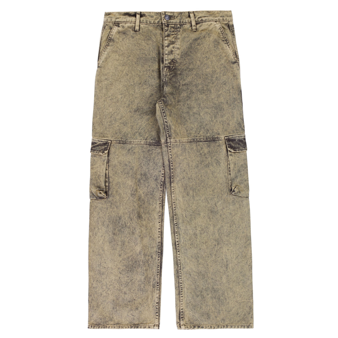 Pieces Steven Cargo Pants Washed Olive