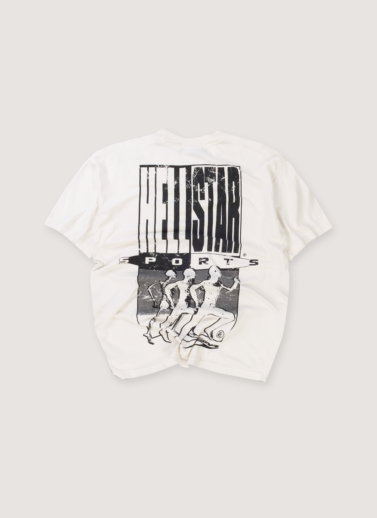 Hellstar If You Don't Like Us Tee Vintage White (Pre-Owned) Hellstar If You Don't Like Us Tee Vintage White (Pre-Owned) - Image 2 | Authenticated at Pieces Los Angeles