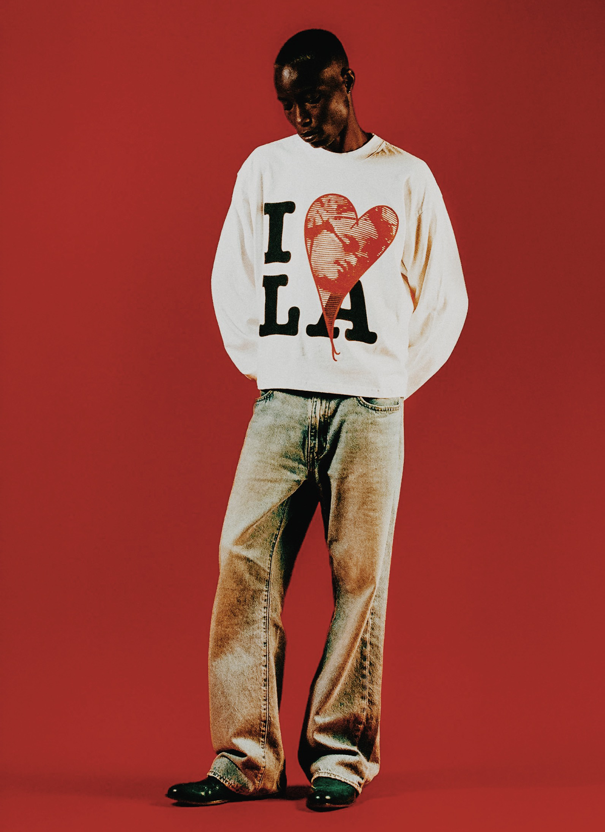 Pieces I Heart Longsleeve White Pieces I Heart Longsleeve White - Image 5 | Authenticated at Pieces Los Angeles