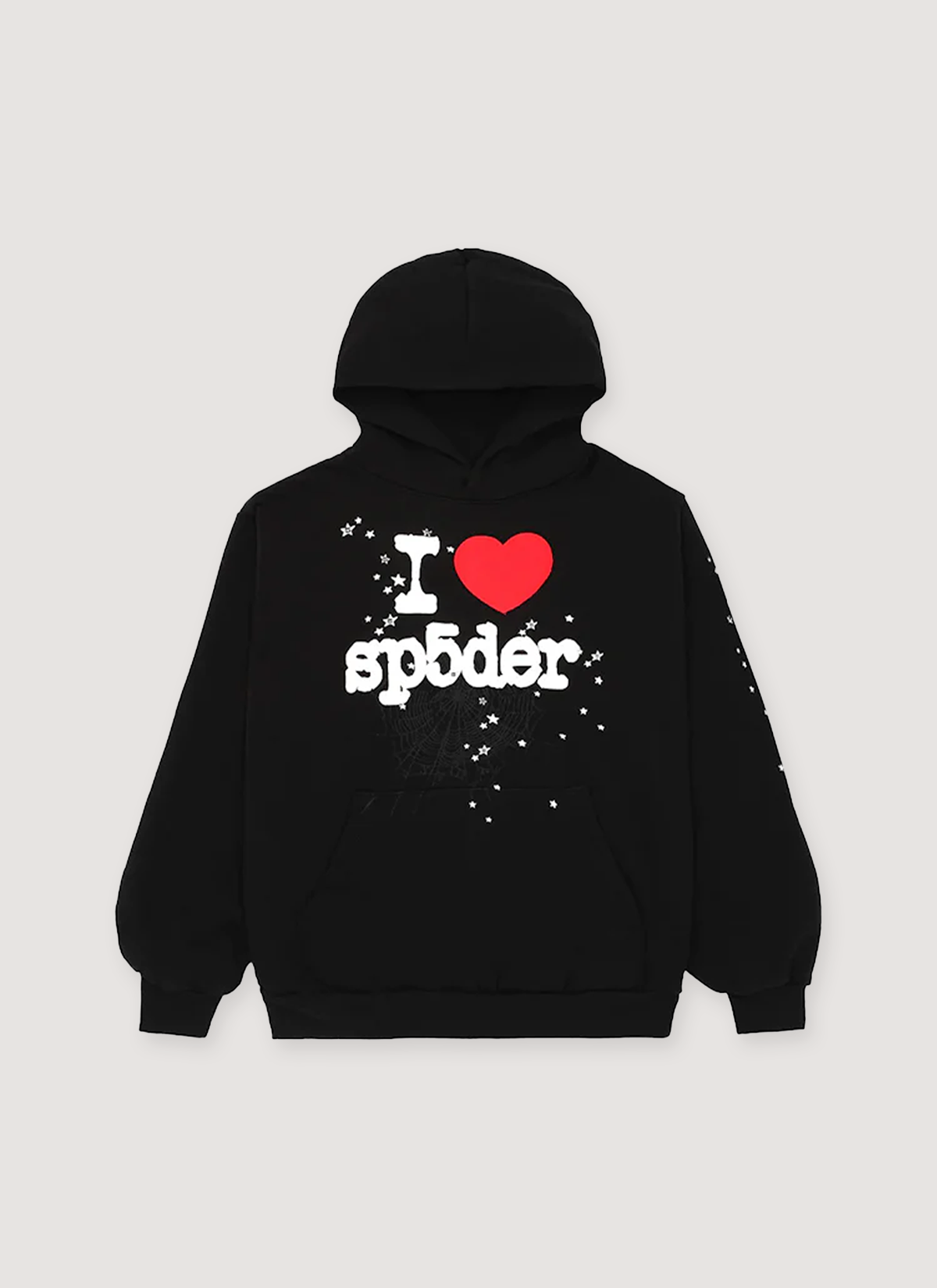 Sp5der Worldwide I Heart Sp5 NY Pop Up Sweatshirt Black