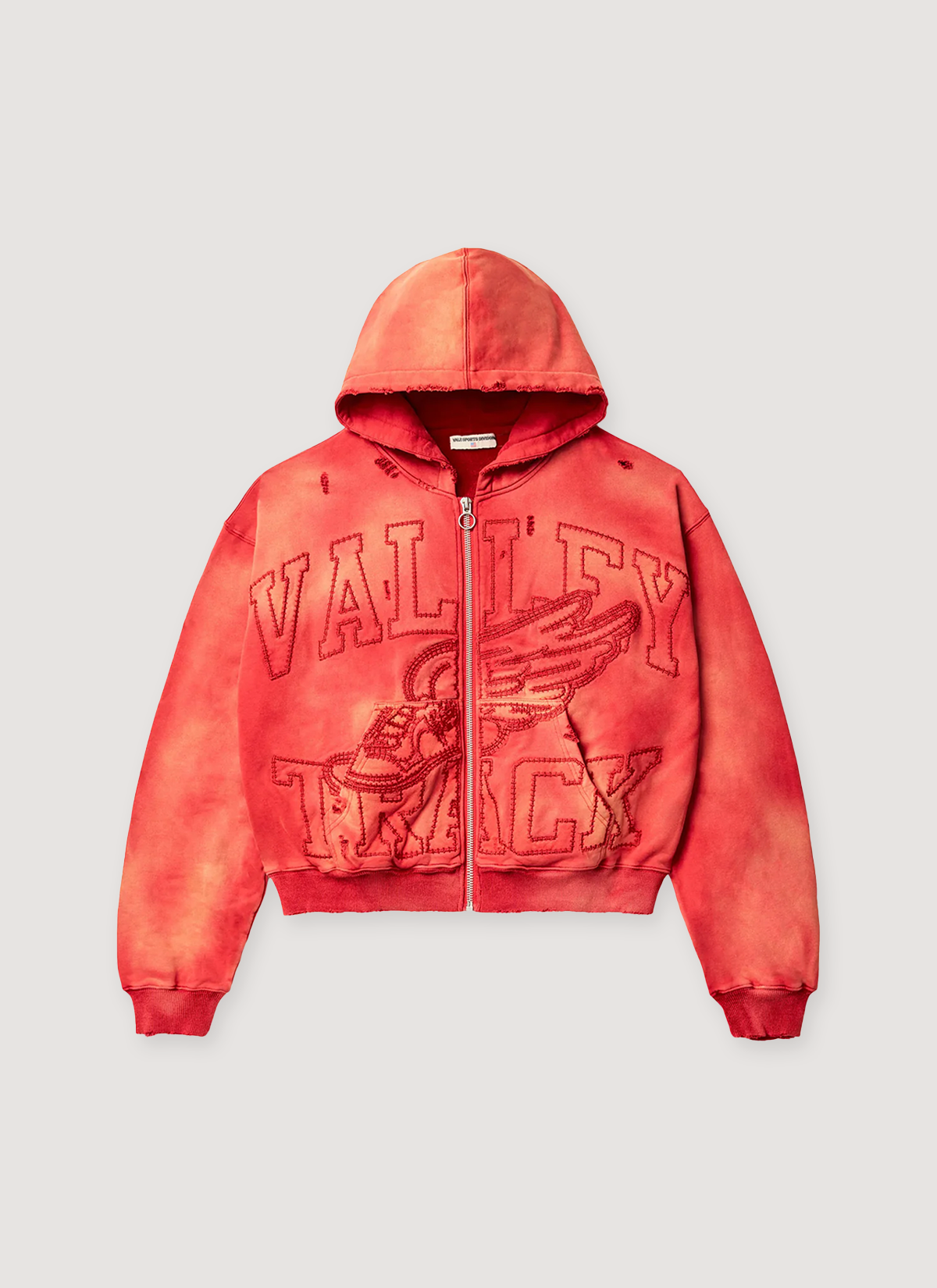 Vale Forever Garden Zip Up Sweatshirt Inferno