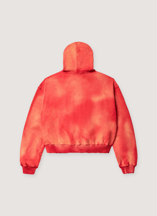 Vale Forever Garden Zip Up Sweatshirt Inferno