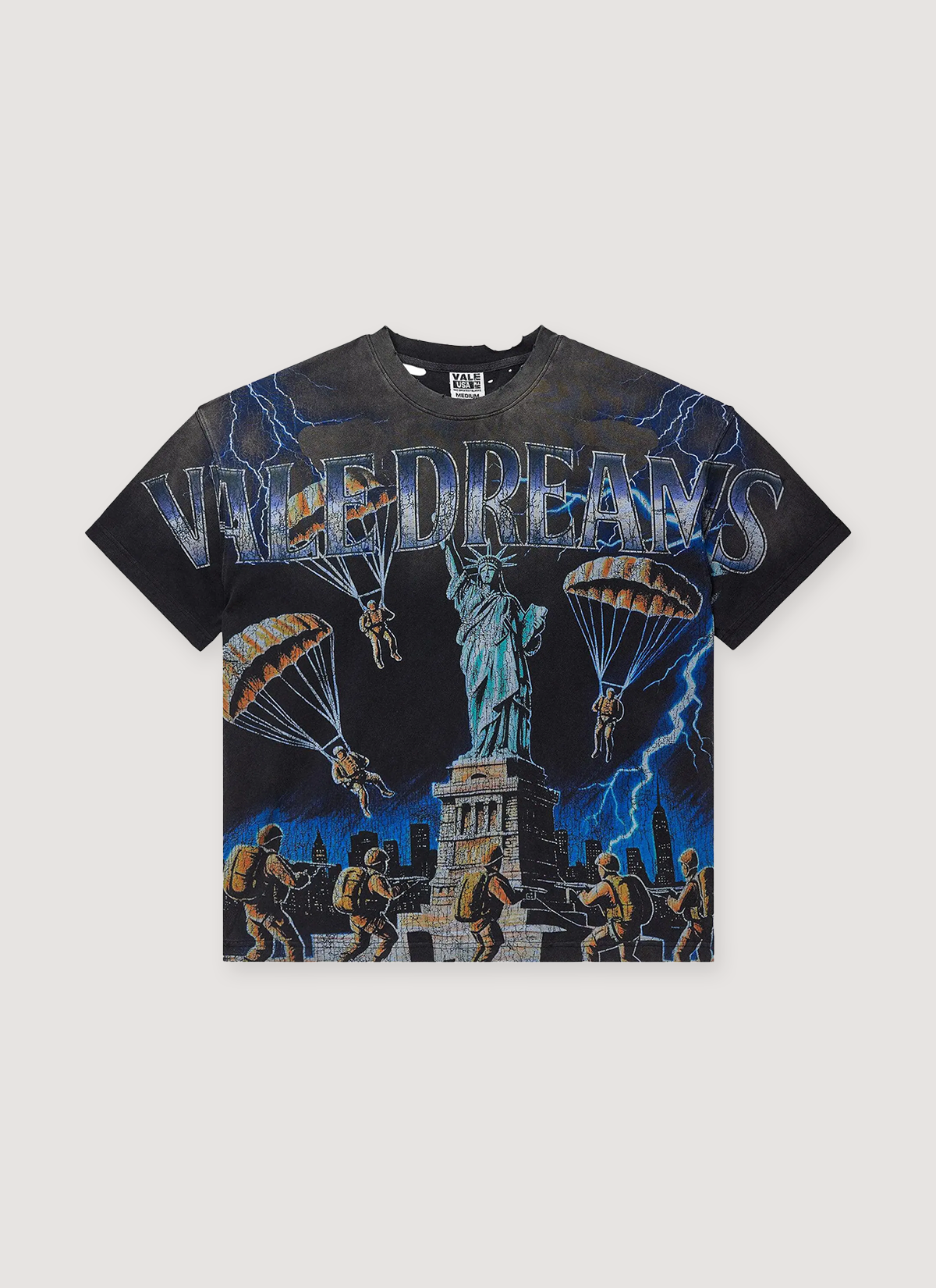 Vale Forever NYC Invasion Tee Vintage Black