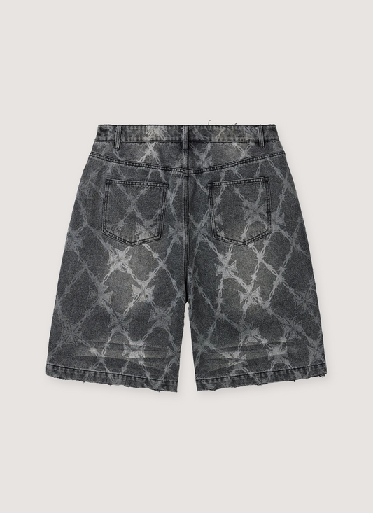 Vale Forever Ironwork Jorts Black