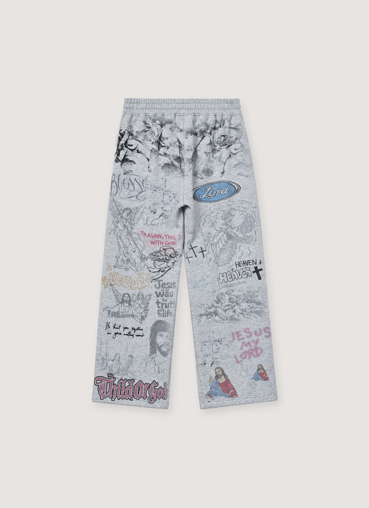 Righteous Jesus My Lord Sweatpants Heather Grey