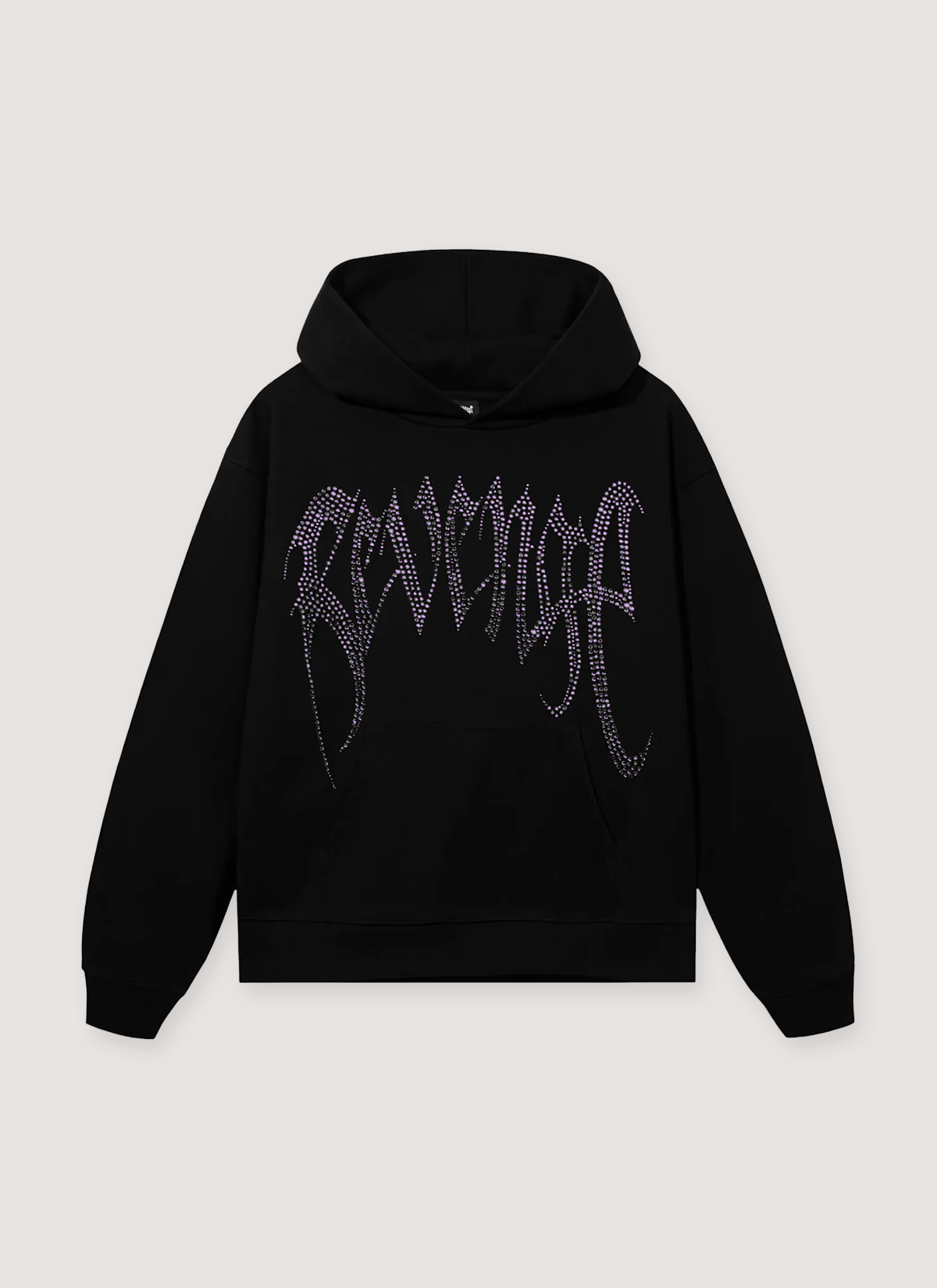 Revenge XXXtentacion Heartbreak Bejeweled Sweatshirt Black Purple