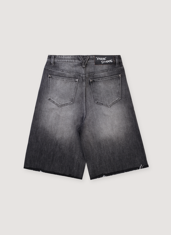 Vague Studios Studded Studios Jorts Ash alternate view - Shop at Pieces Los Angeles