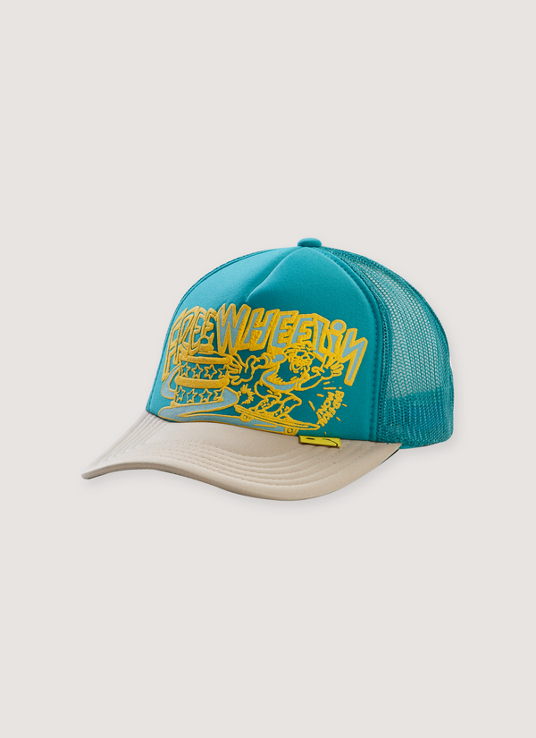 Kapital Denim Men Trucker Turquoise (Pre-Owned) Denim Men Trucker Hat Turquoise (Pre-Owned) - Authenticated Hats | Pieces Los Angeles