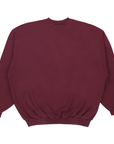 Kapital Big Kountry Crewneck Sweater Maroon