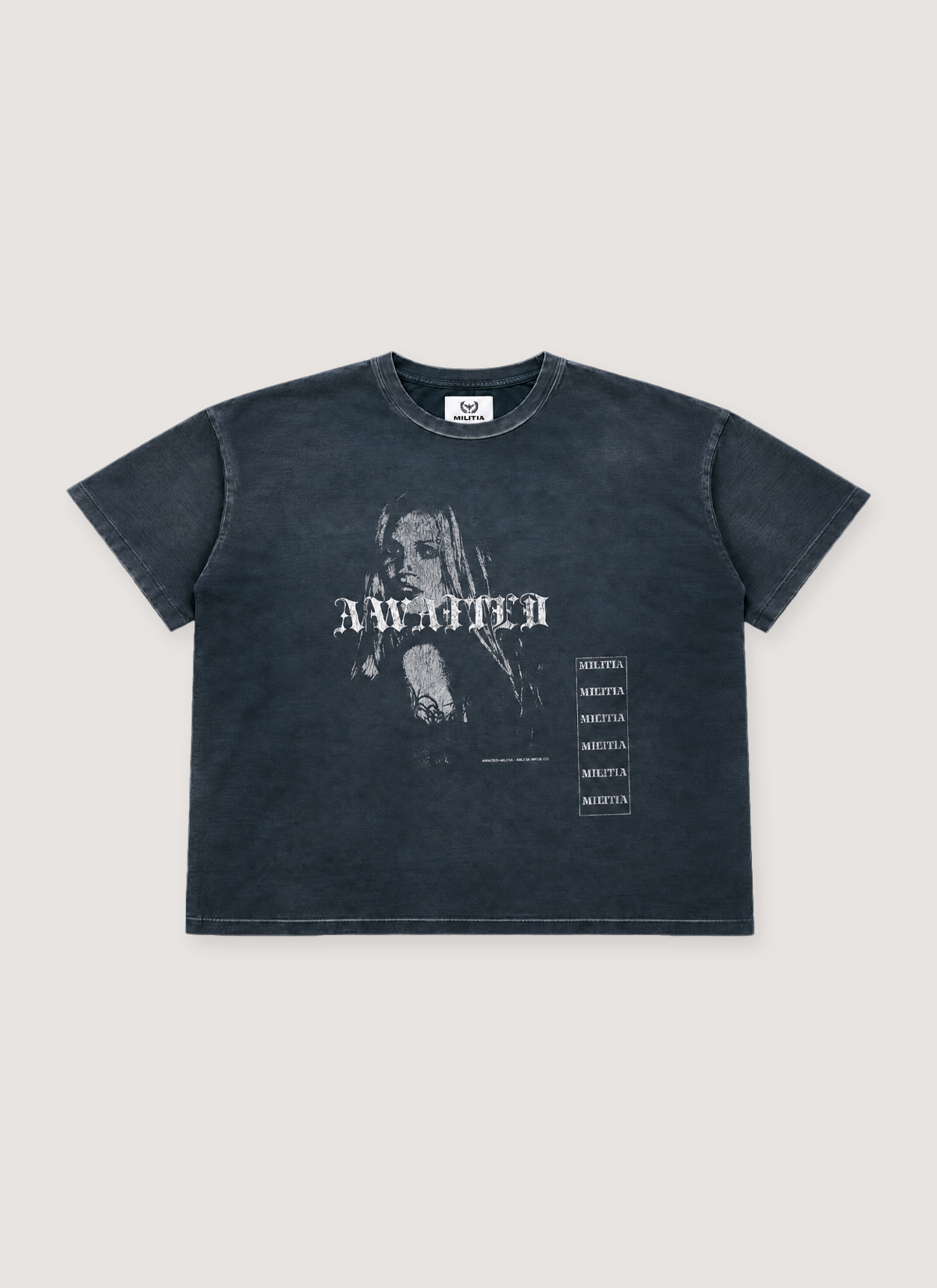 Awaited Militia Kate Tee Vintage Black