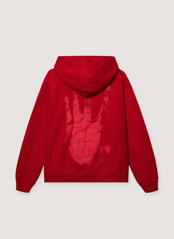 Revenge XXXtentacion Kill Outline Sweatshirt Red alternate view - Shop at Pieces Los Angeles