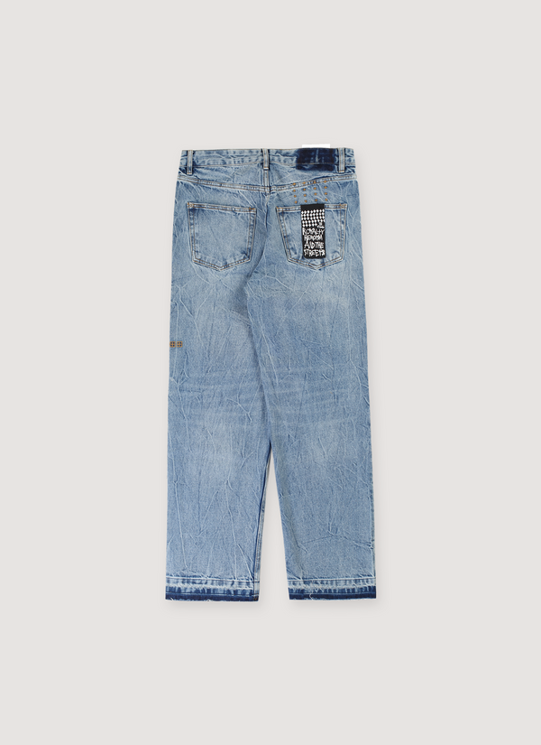 Ksubi Ksubi Anti K Public Thrashed 1999 Blue alternate view - Shop at Pieces Los Angeles