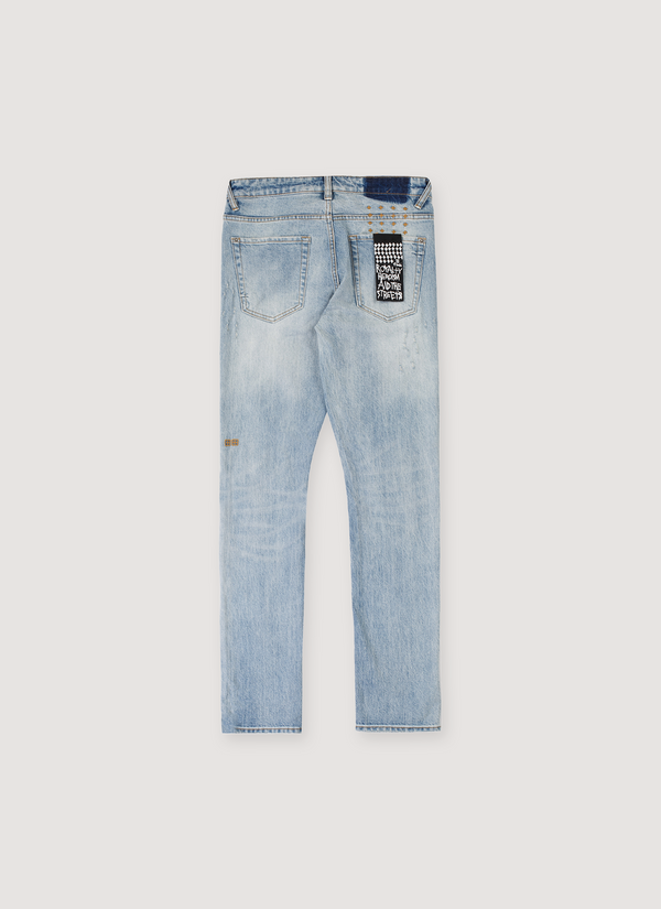 Ksubi Van WInkle Manhattan 1999 Jeans Light Indigo alternate view - Shop at Pieces Los Angeles