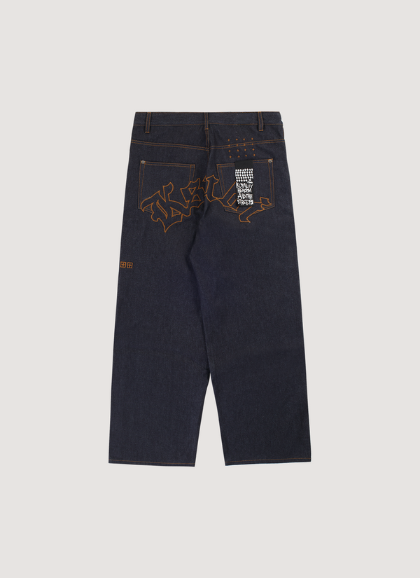 Ksubi MAXX Idols Denim Pants Raw alternate view - Shop at Pieces Los Angeles