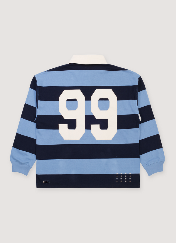 Ksubi Rugged Rugby Jersey Faded Ice alternate view - Shop at Pieces Los Angeles