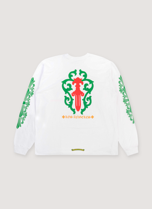 Chrome Hearts LA Exclusive Dagger Longsleeve White