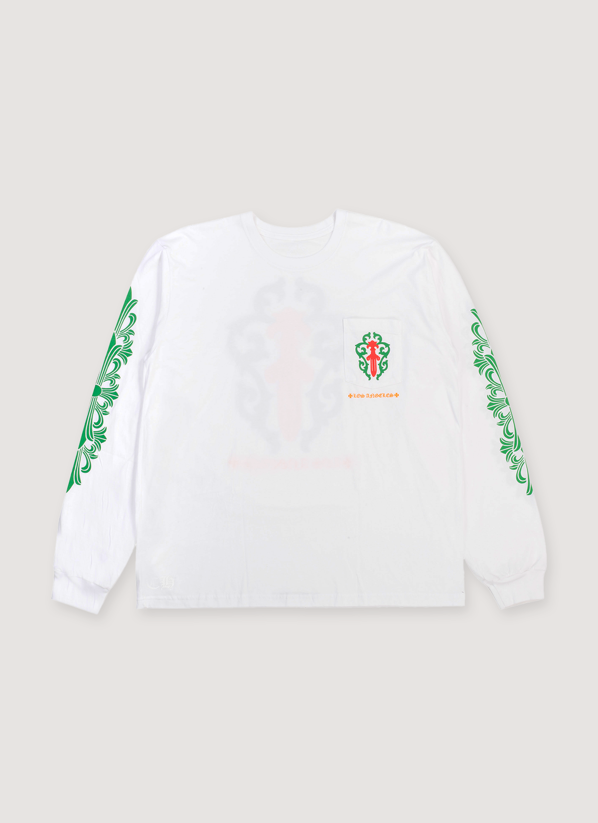 Chrome Hearts LA Exclusive Dagger Longsleeve White