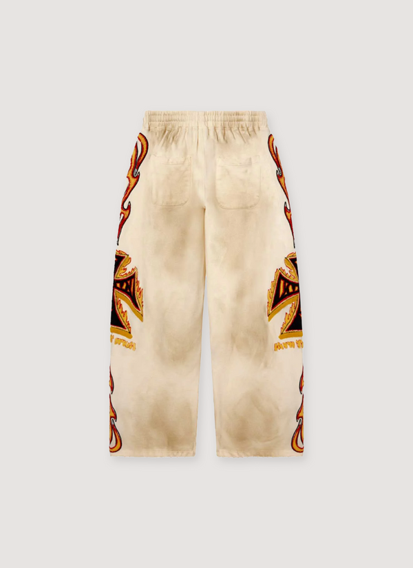 Vale Forever La Flare Sweatpants Bone alternate view - Shop at Pieces Los Angeles