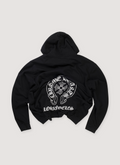 Chrome Hearts Los Angeles Horseshoe Zip Up Sweatshirt Black (Pre-Owned) Chrome Hearts Los Angeles Horseshoe Zip Up Sweatshirt Black (Pre-Owned) - Image 2 | Authenticated at Pieces Los Angeles