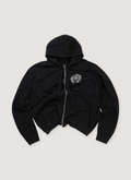 Chrome Hearts Los Angeles Horseshoe Zip Up Sweatshirt Black (Pre-Owned) Chrome Hearts Los Angeles Horseshoe Zip Up Sweatshirt Black (Pre-Owned) - Image 1 | Authenticated at Pieces Los Angeles