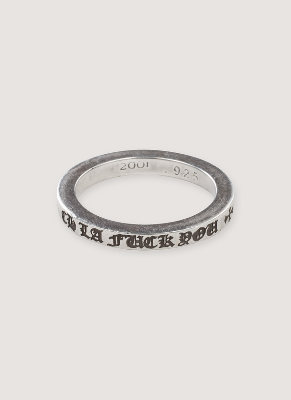 Chrome Hearts LA Fuck You Spacer RIng (Pre-Owned) LA Fuck You Spacer RIng (Pre-Owned) - Authenticated Rings | Pieces Los Angeles