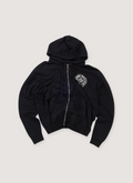 Chrome Hearts Los Angeles Horseshoe Zip Up Sweatshirt Black (Pre-Owned) Chrome Hearts Los Angeles Horseshoe Zip Up Sweatshirt Black (Pre-Owned) - Image 1 | Authenticated at Pieces Los Angeles