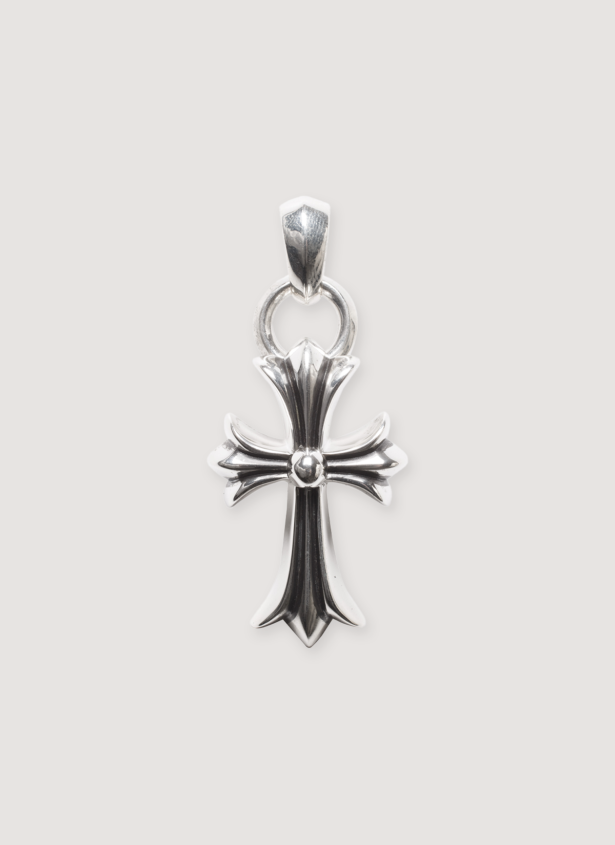 Chrome Hearts Large Cross With Bale Pendant Silver