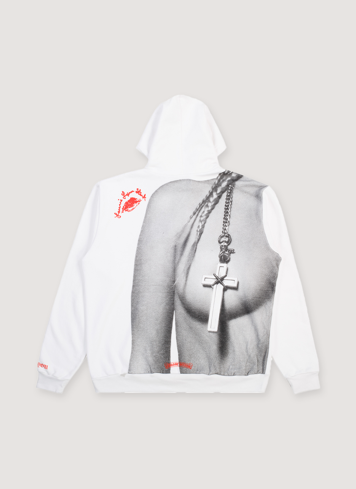 Chrome Hearts Laurie Lynn Sweatshirt White Chrome Hearts Laurie Lynn Sweatshirt White - Image 2 | Authenticated at Pieces Los Angeles