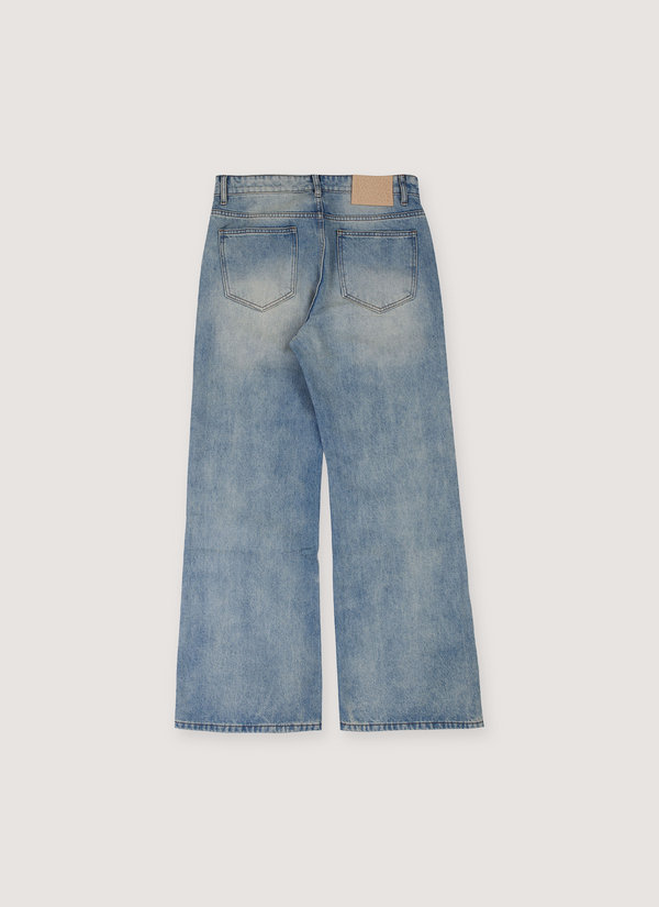 Basketcase Gallery LAX Flair Denim Light Wash alternate view - Shop at Pieces Los Angeles