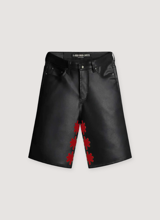 Lost SHDWS Leather Shorts