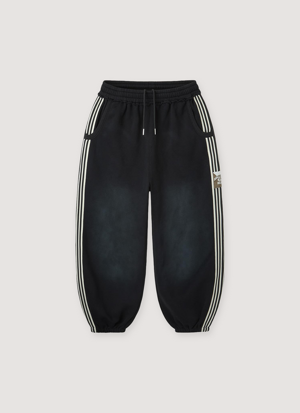 GV Gallery Lil Leon Scrunch Sweatpants Washed Black Lil Leon Scrunch Sweatpants Washed Black - Authenticated Sweatpants | Pieces Los Angeles