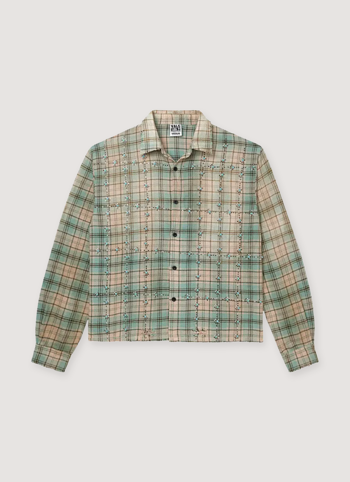 Vale Forever Little Gems Flannel Green Vale Forever Little Gems Flannel Green - Image 1 | Authenticated at Pieces Los Angeles