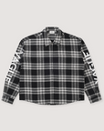 Vague Studios Logo Zip Flannel Black