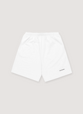 Balenciaga Logo Embroidered Wide Leg Sweatshorts White Balenciaga Logo Embroidered Wide Leg Sweatshorts White - Image 1 | Authenticated at Pieces Los Angeles