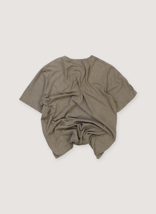 Saint Laurent Small Logo Tee Olive (Pre-Owned)