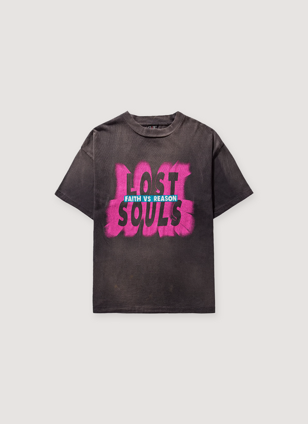 Saint Michael Lost Souls Tee Vintage Black Lost Souls Tee Vintage Black - Authenticated T-shirts | Pieces Los Angeles