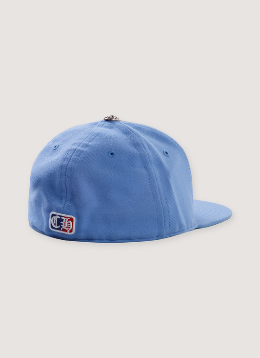 Love You Fitted Baseball Cap Baby Blue