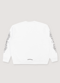Chrome Hearts Love Neck Logo Crewneck Sweater White Chrome Hearts Love Neck Logo Crewneck Sweater White - Image 2 | Authenticated at Pieces Los Angeles