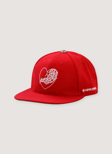Chrome Hearts Love You Fitted Hat Red – PIECES