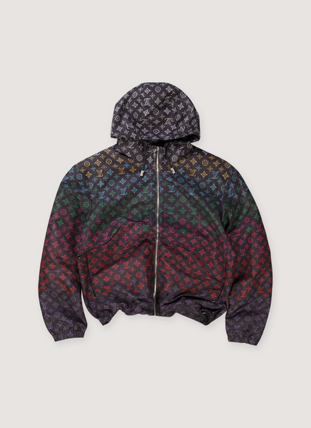 Louis Vuitton Monogram Flowers Gradient Windbreaker Black (Pre